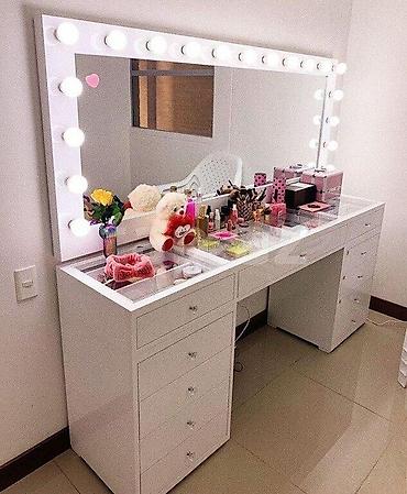 Salon masaları: Salon güzgüsü Fabrik istehsalı makiyaj / vizaj / gözəllik salonu — 11