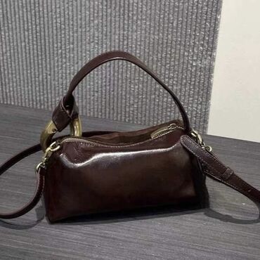 косметичка сумка: Сумка женская, компактная, в стиле baguette - Материал: сочетание