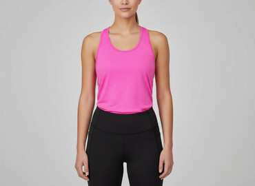 różowe t shirty oversize: H&M Sport, Топ жіночий, розмір M