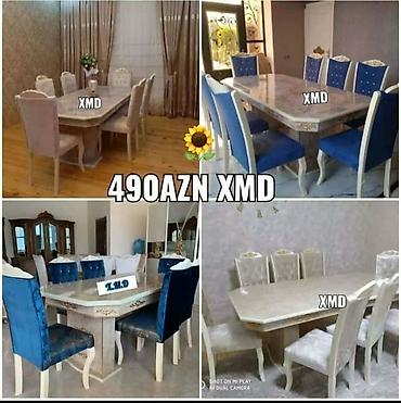 Masalar və oturacaqlar: Qonaq otağı üçün, Yeni, 6 stul — 1