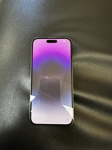 Apple iPhone: IPhone 14 Pro Max, Б/у, 256 ГБ, Deep Purple, Зарядное устройство, Кабель, Коробка, 88 %