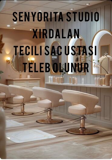 xırdalanda iş elanlari: Saç ustası tələb olunur, Faiz