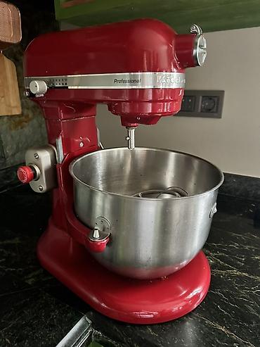 kitchen aid: KitchenAid Professional stasionar mikser – qırmızı rəngdə, paslanmayan — 1
