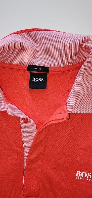 Kişi geyimləri: Polo köynək, Hugo Boss, M, rəng - Qırmızı — 2