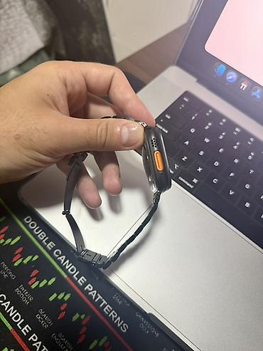 Smart saatlar: Apple Watch Ultra 3 - Black Titanium Çox az istifadə olunub Pil — 6