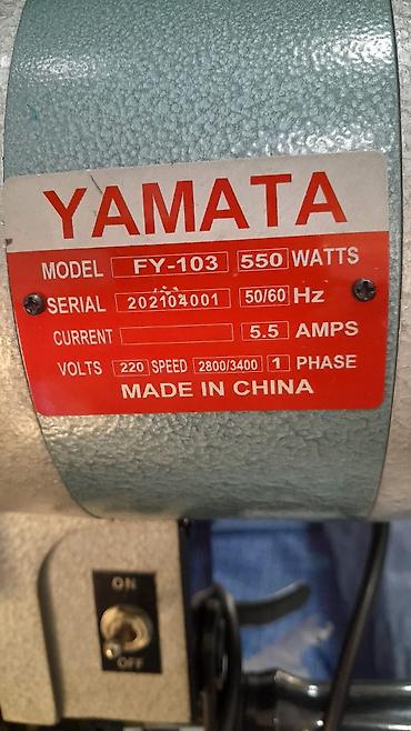 yamata overlok: YAMATA FY-103 parça kəsmə maşını - Elektriklə işləyən şaquli bıçaqlı — 5