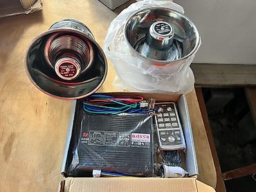 сигнал свисток: Сирена для спецтехники/авто RS Signal, серия AS, комплект 12V, 800W — 1