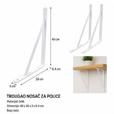 KMT Tip trougaoni nosač 9364618 Opis: - Trougaoni nosač za police