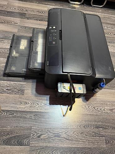 hp c4283: Струйный принтер Epson WorkForce WF‑7015 с подключенной системой — 1