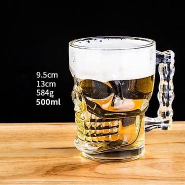 пивной кружки: 💀 Кружка-череп — твой новый must have для вечеринок! Эффектная — 3