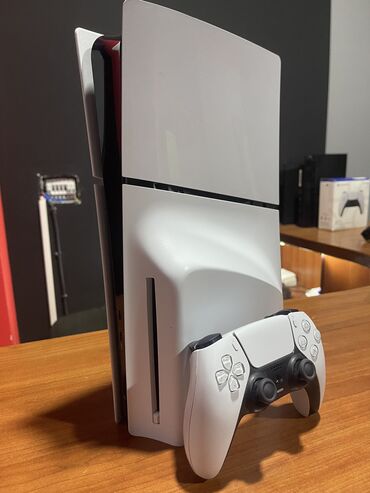 gizli nomre ile zeng etmek sim: Ps 5 slim ideal Vezyetde ustunde 1 Eded orjınal Pult Verlır Ps3/Ps4