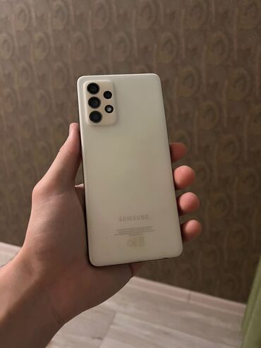 бу телевон: Samsung Galaxy A52 5G, Колдонулган, 256 ГБ, түсү - Ак, 2 SIM