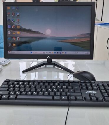 блок зарядки: Əla vəziyyətdə kopyuter. Monitor 19-luq Klaviatura, mışka Ana plata