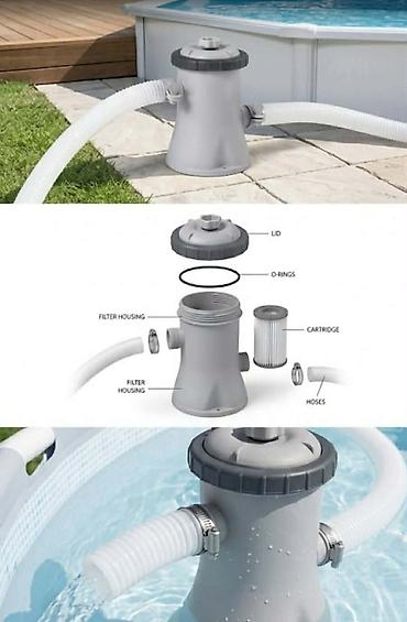 decembar biljka: Održavajte svoj bazen čistim uz pomoć filterske pumpe (1250 l/h) — 3