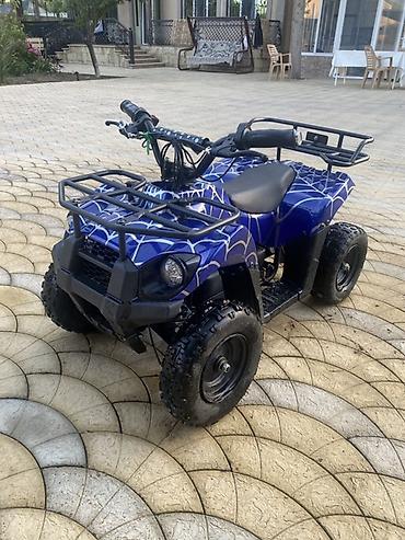 uşaq ucun atv: Uşaq üçün elektrik ATV (kvadrosikl) - Rəng: mavi, “hörümçək toru” — 1