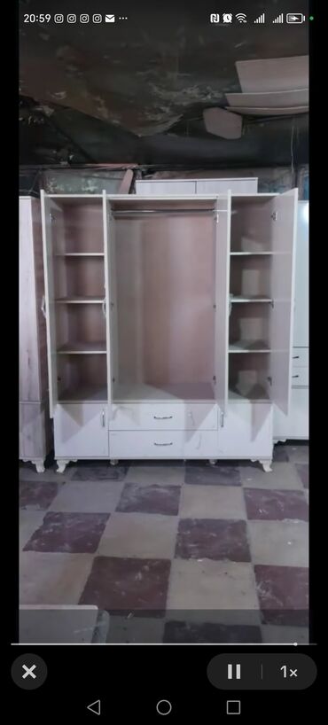 Dolablar: Yeni, Açılan, 4 qapılı Düz dolab, Dolab-asılqan, Azərbaycan — 16