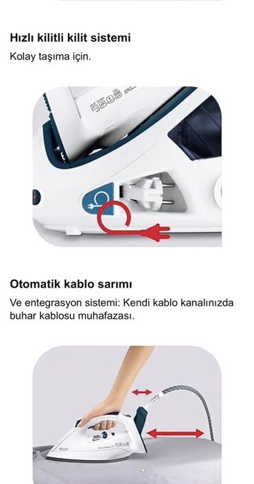 Ütülər və buxarlayıcılar: Buxar generatorlu ütü, Tefal — 9