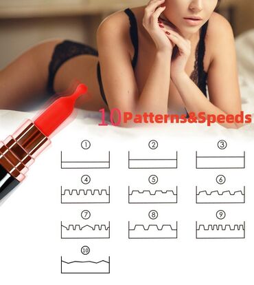 Товары для взрослых: ВИБРАТОР в виде помады эротическая игрушка для стимуляции эрогенных — 3