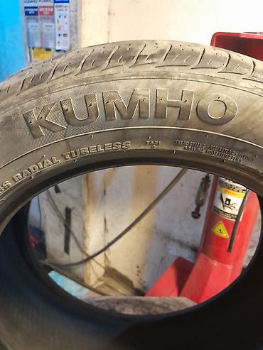 15 diski: KUMHO markalı yay‑yol şini - Ölçü: 225/55 R17 - Yük/ sürət indeksi — 2