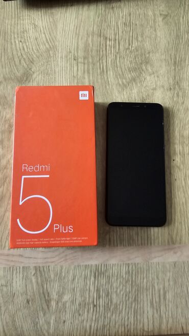 infinix gt 20 qiymeti: Redmi 5 Plus, 64 GB, rəng - Qara, İki sim kartlı