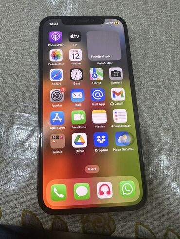 iphone 12 pro irşad: IPhone 12 Pro, Qara, Face ID