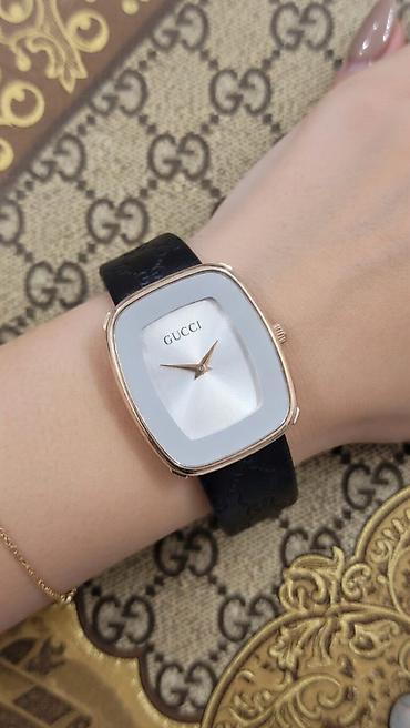 apple saat: Yeni, Qol saatı, Gucci, rəng - Qəhvəyi — 5