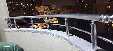 balkonlar: Balkon məhəccəri, Paslanmaz polad — 1