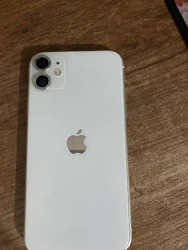 iphon 11pro: IPhone 11, Б/у, 128 ГБ, Белый, 75 % — 2