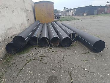 qaynaq eynəyi: Su borusu, Qofrasız, HDPE, 450 mm, Yeni — 3
