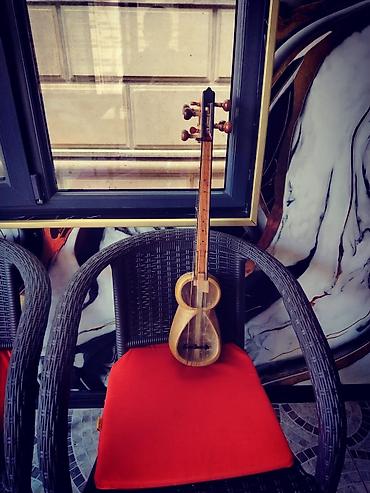 bazar çantası: Məhsul: Uşaq ölçülü saz (mini saz) + çiyinli daşıma çantası — 2