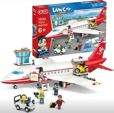 конструктор детские: Лего Конструктор Аэропорт Пассажирский самолёт ( 720 деталей)
