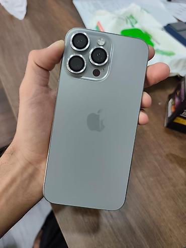 ref iphone satisi: IPhone 15 Pro Max, 256 GB, Black Titanium, Face ID — 9