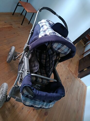 Gəzinti arabaları: İki tutacaqlı araba, Yeni, Cins: Oğlan, Yaş: 1-6 ay, Pulsuz çatdırılma — 6