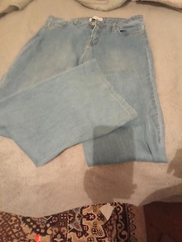 zara cins: Məhsul: Açıq mavi denim şalvar 2 dəfə geyinilib - Brend: Zara (arxa — 4