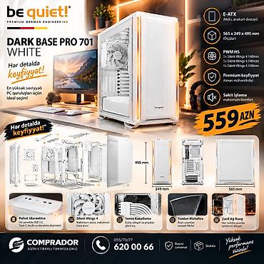 atx: Be Quiet Dark Base Pro 701 White (BGW59) - Maksimum hava axını, geniş — 2