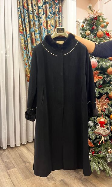 qaqa geyimi: Пальто, 2XL (EU 44), цвет - Черный