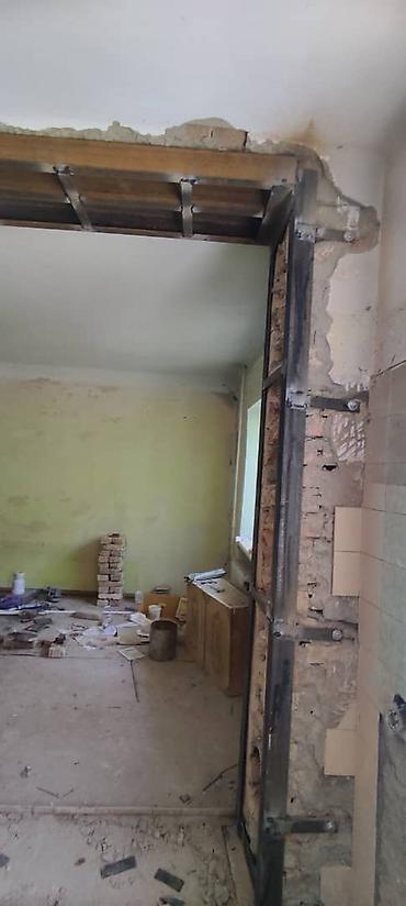 Демонтажные работы: Снос стен, Разбор полов, Снятие потолков | Гипсокартонная стена, Снос перегородки, Снятие старой штукатурки | Зачистка от старых обоев, Сбивка старой штукатурки, Снятие извести | Демонтаж ламината, Демонтаж паркета, Демонтаж линолеума | Крыша из шифера, Металлочерепичная кровля, Мягкая кровля Больше 6 лет опыта — 1