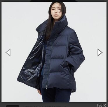 куртка м65: Шикарный пуховик от японского бренда Юникло+Джил Сандер! Размер 3