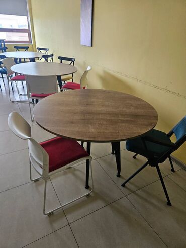 masa metbext: Mətbəx masası, İşlənmiş, Laminat, Yumru masa
