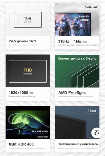 Мониторы: Монитор, Новый, 24" - 25" — 21