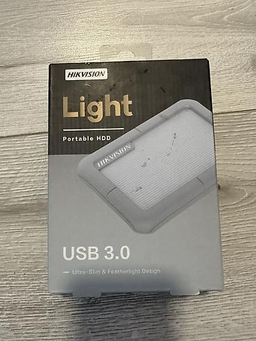 ПК жана ноутбуктар үчүн комплектөөчүлөр: Накопитель Hikvision T30 Rubber 1TB, USB 3.0, серый Портативный — 2