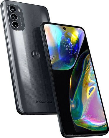 телефоны для игры: Motorola Moto G82, Новый, 128 ГБ, цвет - Черный, 2 SIM