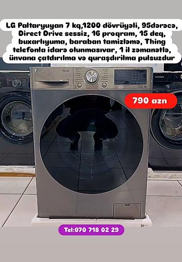 Paltaryuyan maşınlar: Paltaryuyan Anbardan satiş.Qimətlər aşagida qeyd olunub.Ünvana — 141