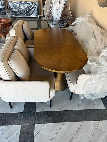 Kreslolar: Mebel dəsti – müasir kreslolar və şkaf Restoran layohəsi üçün — 23
