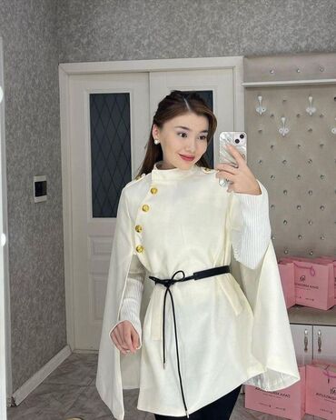 Пальто: Пальто, Осень-весна, Трикотаж, Короткая модель, На молнии, Все размеры — 5