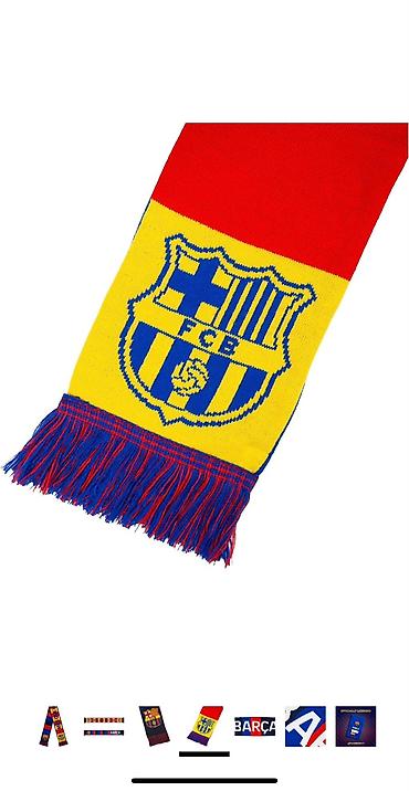 клубном: Шарф футбольного клуба Barcelona (Barça)произво - Официальная — 2