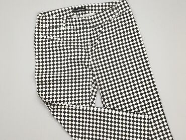 fioletowa spódnice w kratę: Spodnie materiałowe, XL, stan - Bardzo dobry