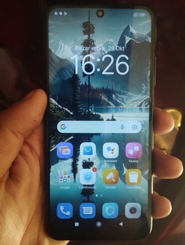 xiaomi note 10 ultra: Xiaomi Redmi Note 10, 128 GB, rəng - Boz, 
 İki sim kartlı, Sensor