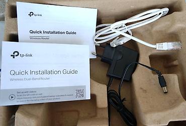 Modemlər və şəbəkə avadanlıqları: Ruter TP-Link AC1200 TP-Link AC1200 Archer C50 model qutusunda — 8