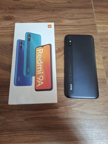 Vauxhall: Redmi 9A, 32 GB, rəng - Qara, Zəmanət, Düyməli, Sensor